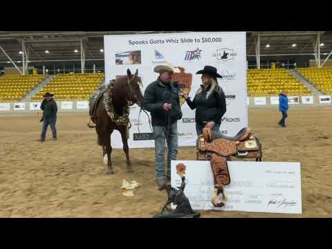 Spooks Gotta Whiz Slide to $60k OP Champ,Warren Backhouse @ 2023 NRHA Oceania Affiliate Championship