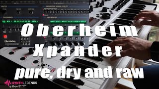 Video thumbnail for Oberheim Xpander pure, dry and raw by synthlegends