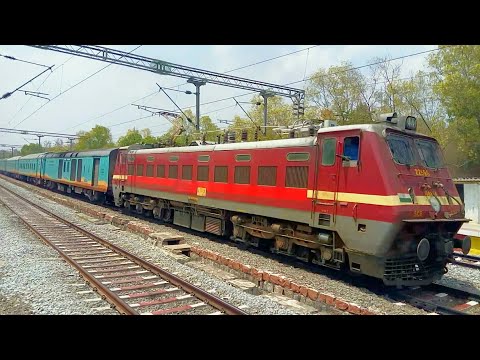 Banglore-Agartala Humsafar exp with BZA WAP4 skips BSM