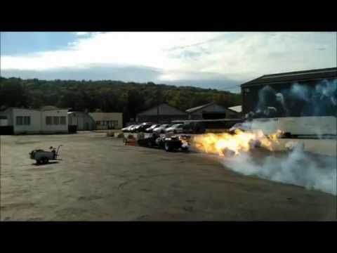 fire show 2012  Jet dragster Go Fast Fire David Pertué