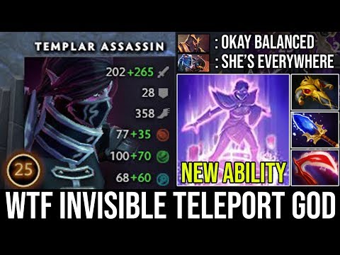 EPIC Scepter Templar WTF Invis TELEPORT - NEW IMBA 7.22b Global Hunting Food by Top Rank DotA 2