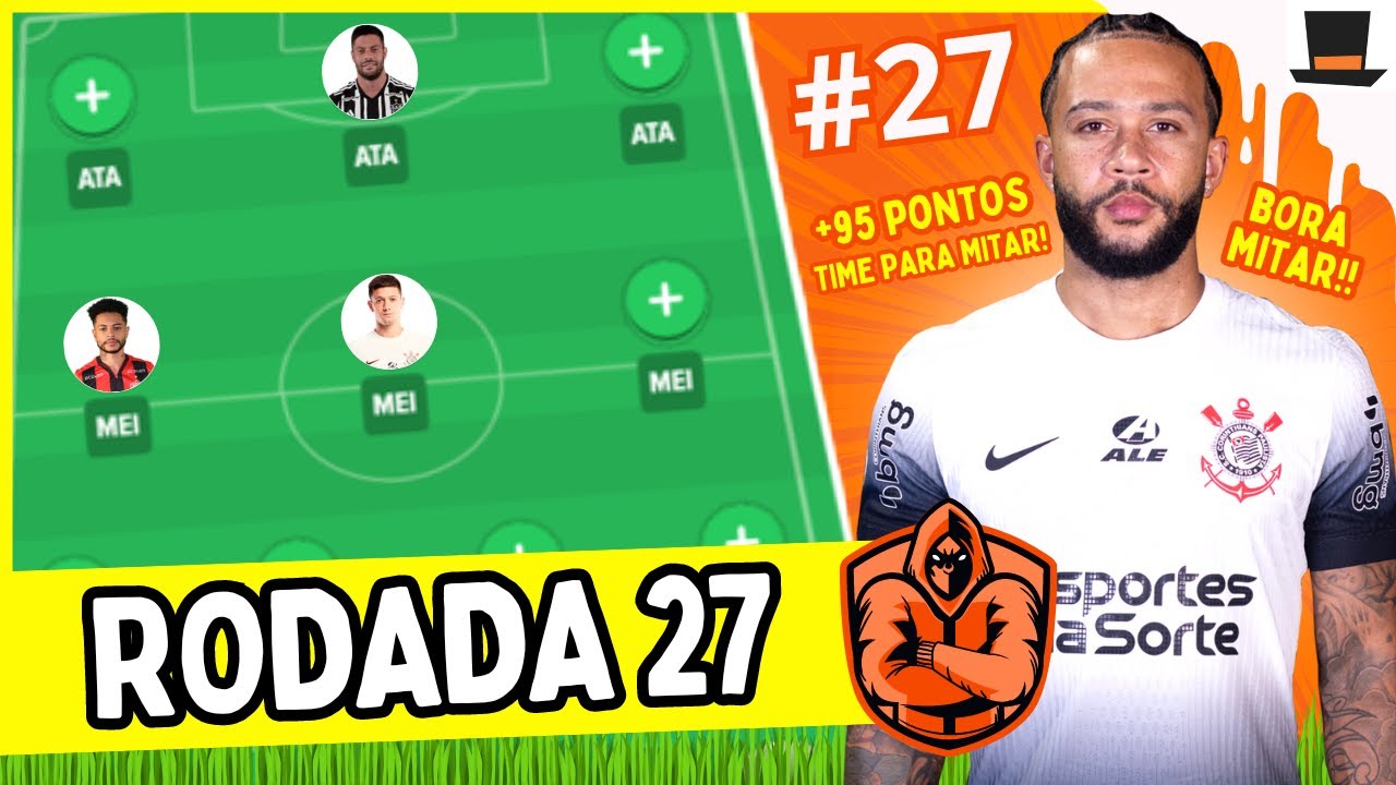 RODADA #27 - CARTOLA FC 2024 | 1.903 PONTOS ESTAMOS MITANDO