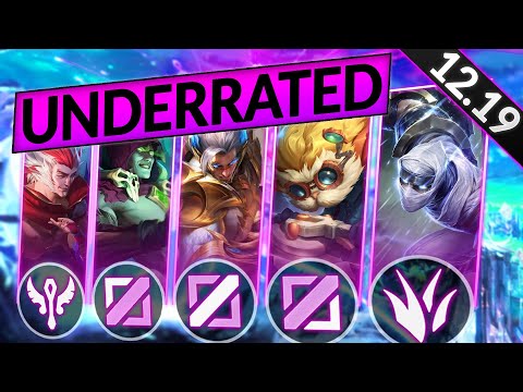 10 UNDERRATED Champions of ALL ROLES for PATCH 12.19 - LoL Tier List Guide