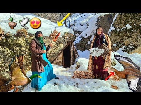 Mountain cave dweller and deadly hunt; saving a pregnant mother in minus 30 degrees