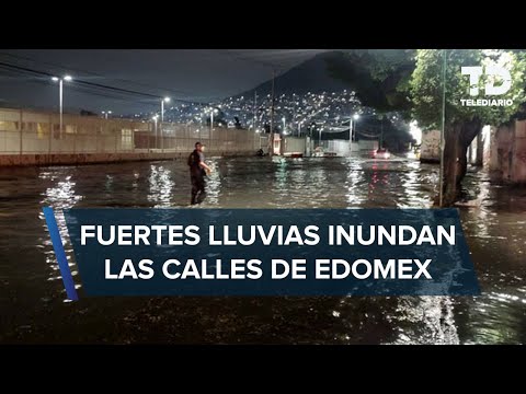 Fuertes lluvias de este miércoles en Tultitlán, Coacalco y Ecatepec afectan Línea del Mexibús