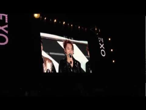 Talking - EXO @ 121125 SMTOWN in BKK