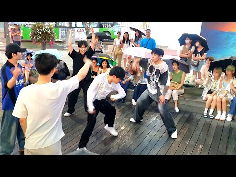 [STREET ARTIST] ONE OF. WITH AUDIENCE. INTERACTIVE SINCHON BUSKING. 240714.