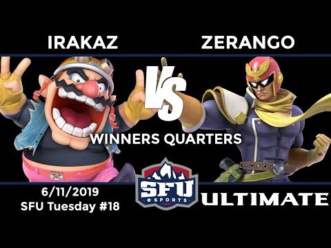 SFU Ultimate #18: WR3 - Irakaz (Wario, Joker) vs GB|Zerango (Captain Falcon)