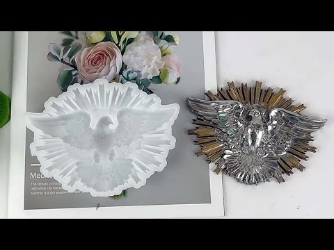 Dove Relief Decoration: Peace and Elegance in Resin Molds!