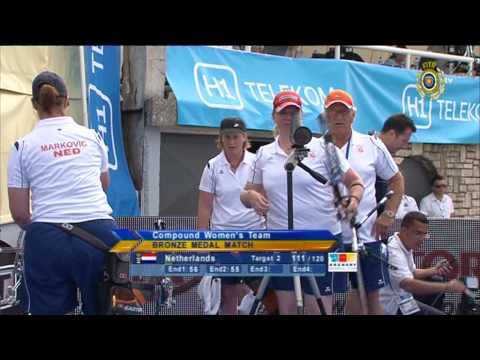 Italy v Netherlands – compound women's team bronze | Porec 2009 Archery World Cup S2