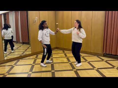 parte el brazo, Cuban Salsa partner work, Rueda Club Munich with Sara and Auro