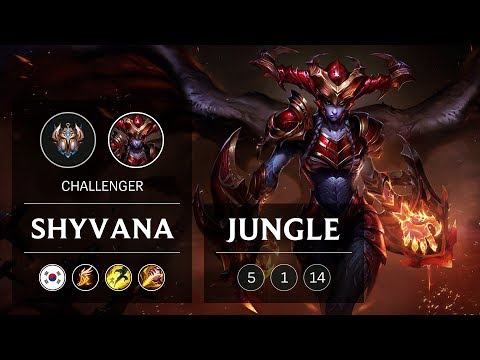 Shyvana Jungle vs Sejuani - KR Challenger Patch 9.1
