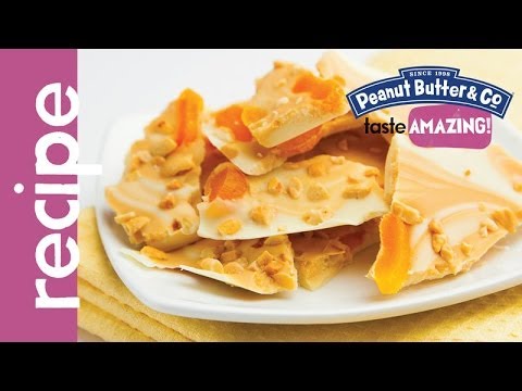White Chocolate Apricot Peanut Butter Bark recipe