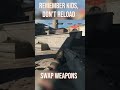 Warzone Tip, Swap dont Reload #warzone2 #warzone #shorts