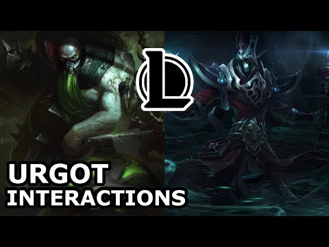 Urgot Interactions with Other Champions | HE RECOMMEDS HIM DEATH | League of Legends Quotes