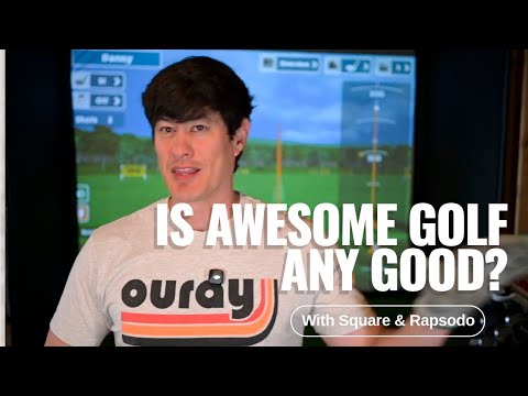 Is Awesome Golf Any Good?  Let's try it with the Square AND the Rapsodo MLM2 Pro