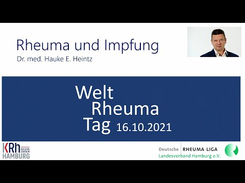 Welt Rhema Tag 2021 - Rheuma und Impfung