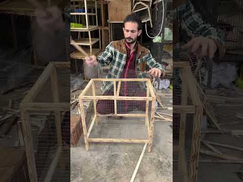 Crafting Wooden Bird Cage | Pigeon House Making Process