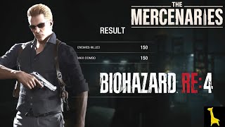 【バイオハザード RE4】#8 マーセナリーズ ドック ウェスカー 暴走チェーンソー男ぶちのめしてフルコンボ THE MERCENARIES CASTLE 字幕実況 Resident Evil4 PS