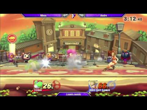 SAFGC 2016 Pilot - Nikes (Yoshi) vs Andre (ZSS) - Losers Finals - Smash 4 Wii U