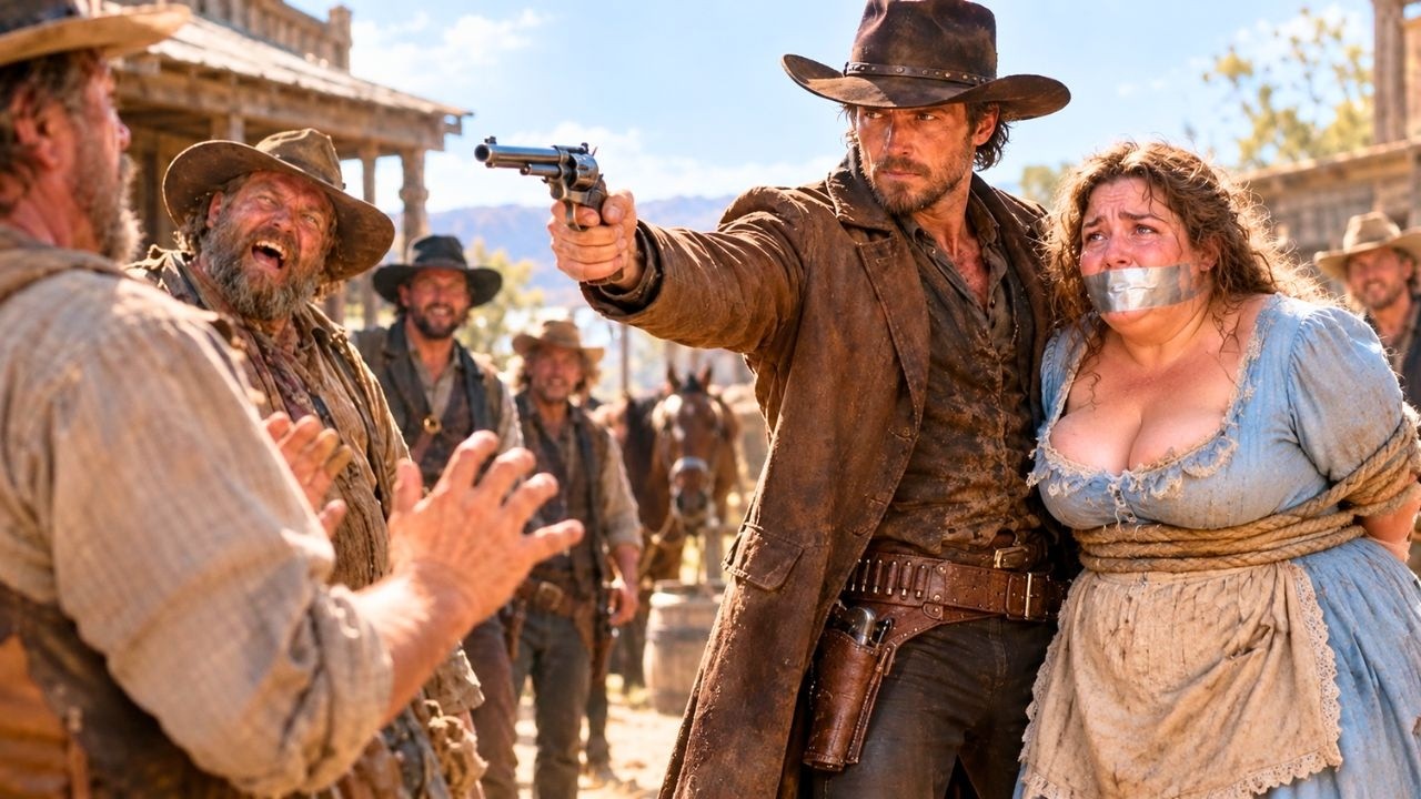 They Ridiculed the Plus-Size Widow and Her Quiet Drifter—Then His True Identity Shocked Texas