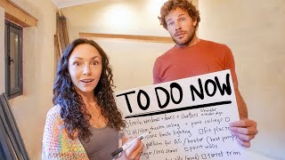 WE CAN'T MOVE IN until we do this...