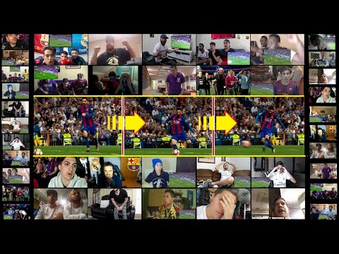 Over 50 reactions to Messi goal | Real 2 - 3 Barca