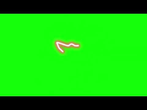 BEST NEON FACES GREEN SCREEN