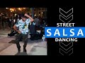 Street Salsa Dancing to Celia Cruz y la Sonora Matancera - Mi Bomba Sono