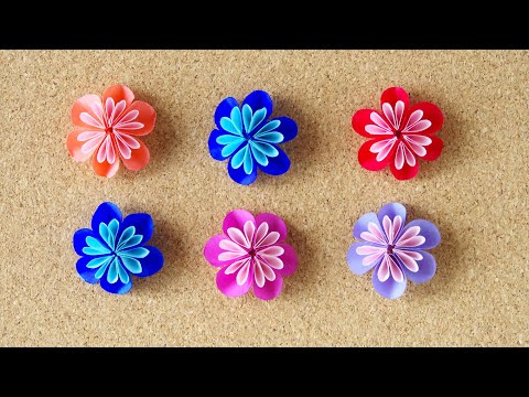DIY How to Make Paper Flowers With Paper Punch