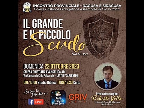 Raduno Interprovinciale RG/SR - Culto Conclusivo 22/10/2023