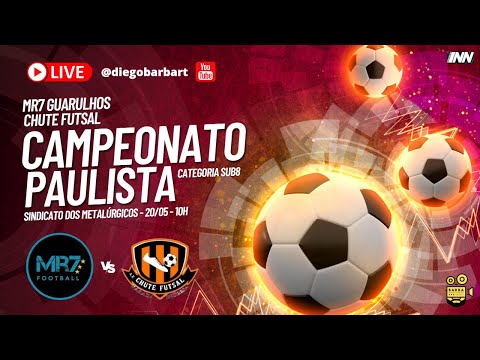 Mr7 Guarulhos vs Chute Futsal - Campeonato Paulista de Futsal da F.P.F.S - Categoria sub8