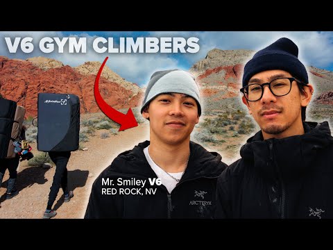Can we FLASH it? Mr. Smiley V6 - Red Rock Bouldering