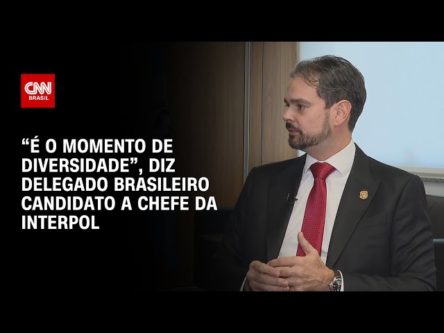 “É o momento de diversidade”, diz delegado brasileiro candidato a chefe da Interpol | CNN PRIME TIME