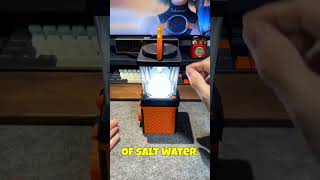 Innovative Salt Water Lamp: Sustainable Light for Over 10 Hours✨💡🌊