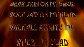 Amon Amarth ~ Valhall Awaits Me (lyrics)