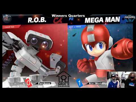Gage's Garage #2 - Ace (Falco, Mega Man) VS PercKong (R.O.B., Palutena) - SSBU Winners Quarters