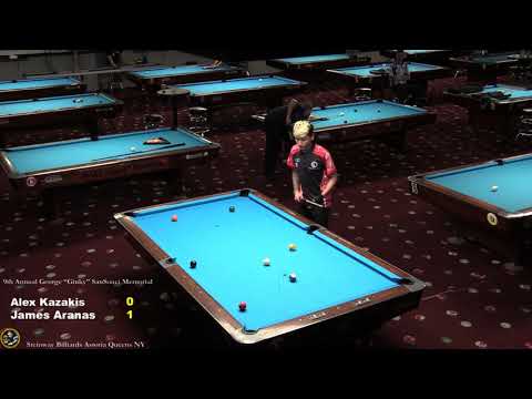 【Pool Live】Super Match - James Aranas 🆚  Alex Kazakis  - 10 Ball - Race to 9