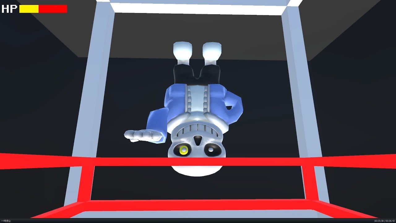 Sans in 3D Sans(サンズ)戦(Undertale fangame)