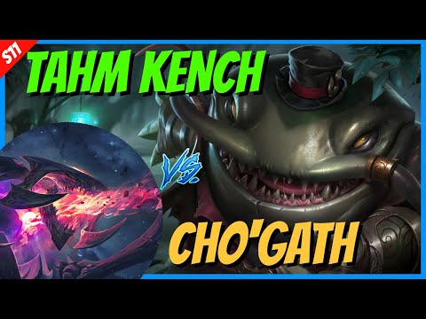 TAHM KENCH TOP vs CHO'GATH - Destroying a One-Trick!! - Season 11 League of Legends