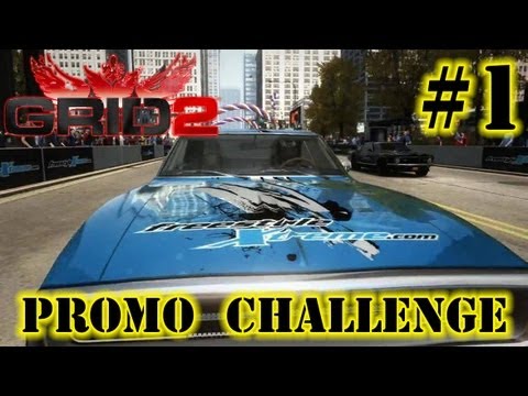 GRID 2 - Promo Challenge #1 - Dodge Charger R/T - Overtake in 1080p