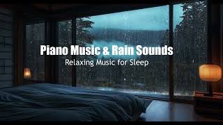 Sleep Instantly in 10 Minutes with Healing Rain & Piano | Calming Music for Insomnia, Anxiety