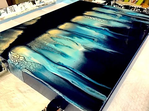 Acrylic Swipe with my all time Favorite Color Combo a quick little Diddy