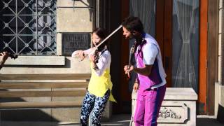 preview picture of video '【ＵＳＪ】ショーアトラクション / ヴァイオリン・トリオ・ジャム 2014 その2 Show attraction / Violin Trio Jam Part 2'