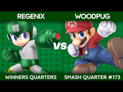Smash Quarter 173 - Woodpug (Mario) v Regenix (Mega Man): Winners Quarters
