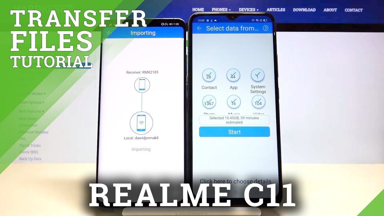 How to Transfer Data from Android Phone to REALME C11 – Move Data Without Cable by CLONEit