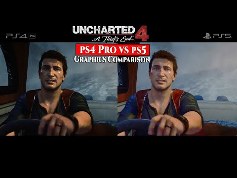 Uncharted 4 PS5 VS PS4 Pro | Graphics Comparison | NV Game Zone