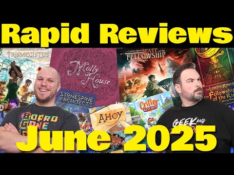 69 Game Reviews | 21 New games! | Rapid Reviews June 2025