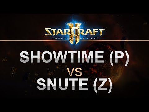 StarCraft 2 - LOTV - ShoWTimE (P) v Snute (Z) on New Gettysburg