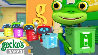Baby Recycle Truck | Gecko's Garage | Moonbug Kids - Play and Learn